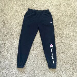 Champion Boys Black Athletic Long Pants/ Joggers, Size 14 (Fits like 12)